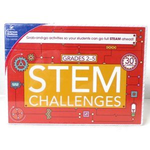 Carson Dellosa Grab-and-go STEM Challenges Science Learning Cards Grade 2-5